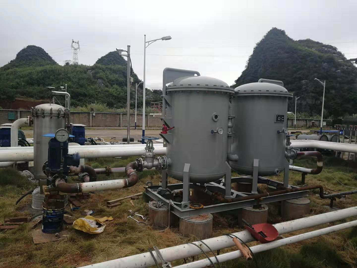 生物柴油過濾機(jī)安裝現(xiàn)場