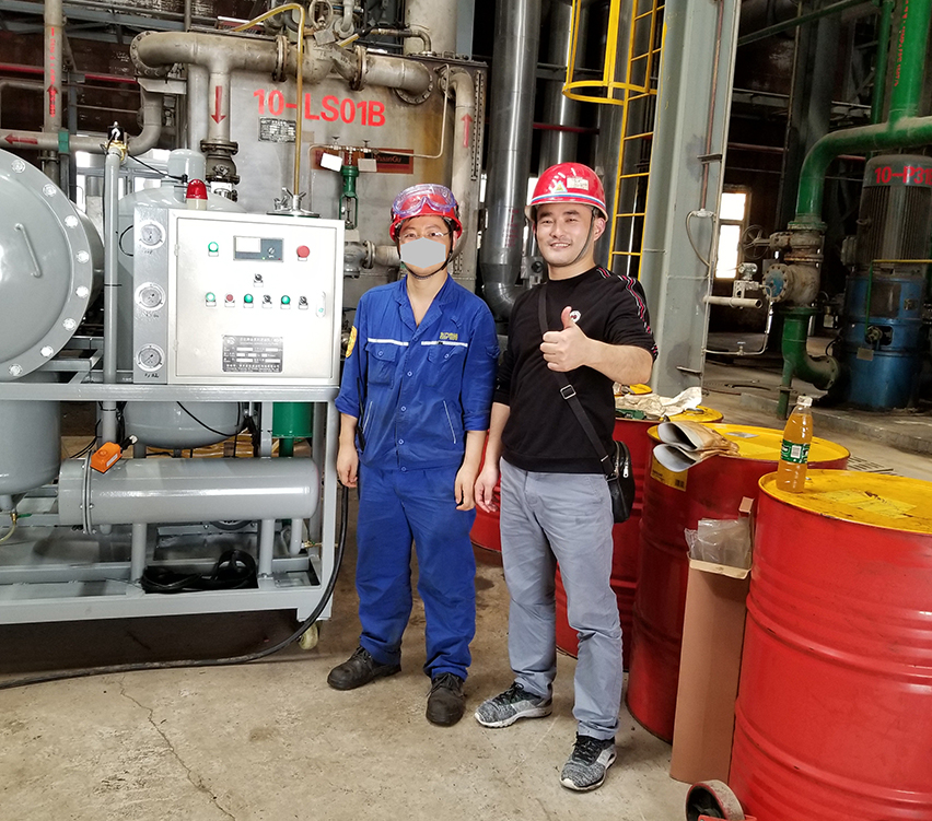 東方希望汽輪機(jī)油現(xiàn)場